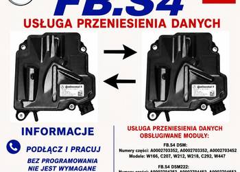 Usługa przeniesienia danych Mercedes DSM FBS 4 W166 C207 W212 C292 W447