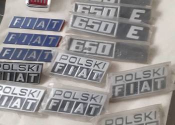 Znaczek  emblematy polski fiat 126p 125p 500