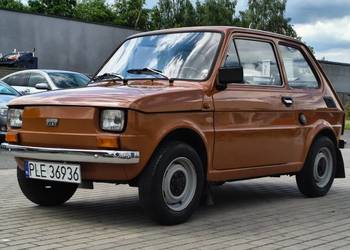 Polski Fiat 126p - 1984 r. - 39 711 km, ORYGINAŁ w pięknym brązie, bez rdzy