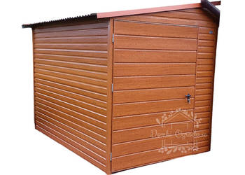SCHOWEK  DOMEK OGRODOWY 2m x 3m spad w lewo  drewnopodobny ID410