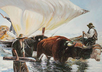 Obraz olejny Powrót rybaków - Joaquin Sorolla