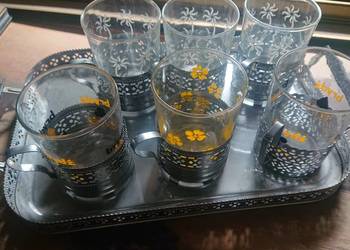 koszyczki i  szklanki   PRL