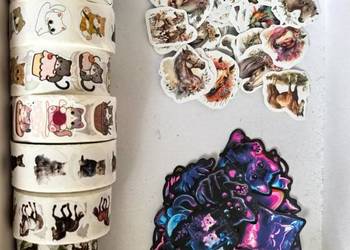 Naklejki koty i konie