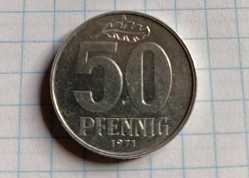 50 PFENNIG ( 50 FENIGÓW ) 1971 ROK - NIEMCY ( NRD )