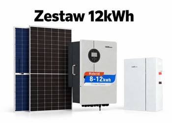 Zestaw budżetowy 12kWh LV (panele, inwerter 3 fazy, magazyn 14,3 kWh)