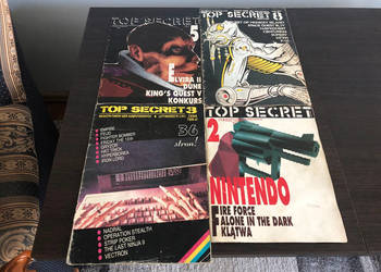 4 magazyny gier komputerowych top secret z lat 91/92