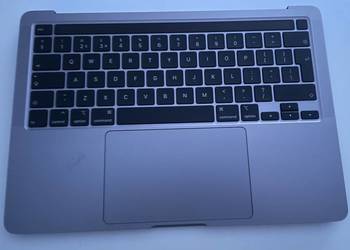 Obudowa z klawiaturą do Macbook Pro 13 A2251 z 2020r Originał Używany Szary