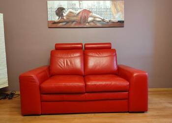 Komplet sof skórzanych z fotelem helvetia furniture