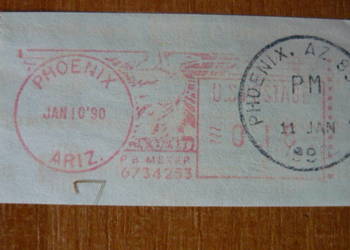 Stempel pocztowy Phoenix -Arizona