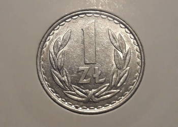 1 złoty 1982 r. - nr 1 - około mennicze