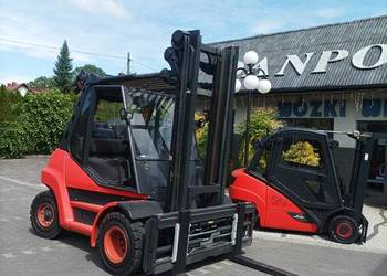 Wózek widłowy LINDE H70T widlak duplex, nowe opony, przesuw 394