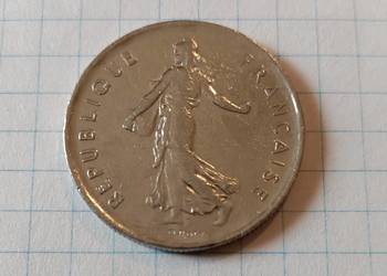5 FRANKÓW 1972 ROK - FRANCJA
