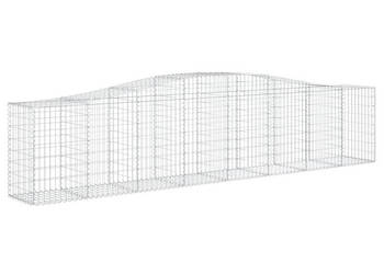Kosze gabionowe 20 szt 400x50x80/100 cm galwanizowane żelazo WM-3145953