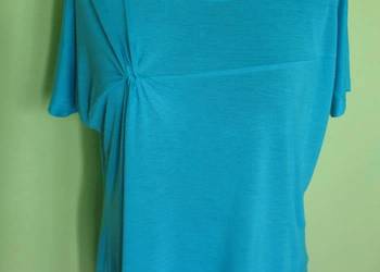 Bluzka - z dzianiny - rozmiar 42 XL biust 108+ cm Janina