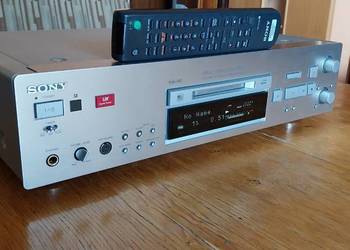 Srebrny Minidisc SONY MDS- JB 980 QS mini disc z USB stan bdb.