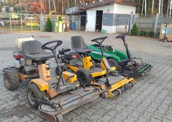 Trzy kosiarka traktorki mulczer