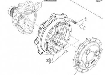 New Holland T6010 T6070 Piasta 48168052