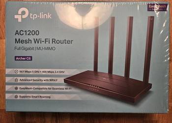 Sprzedam nowy Wi-Fi Router TP-Link Archer C6 Ver.4.0