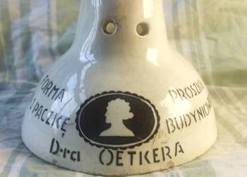 MIARKA Dr. Oetker Włocławek FORMA  NA PROSZEK '20 fajans MIARKA Dr. Oetker Włocławek FORMA  NA PROSZEK '20 fajans