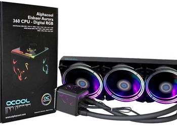 NOWE Alphacool Eisbaer Aurora 360 RGB Chłodzenie Wodne AIO MIEDZIANE