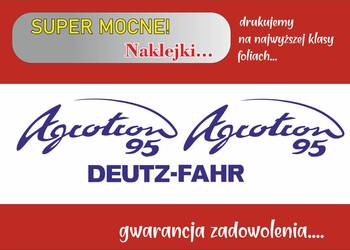 Naklejki Deutz Agrotron 95 i inne modele