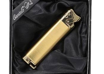 Zapalniczka Prezentowa Gazowa Regulowana Wielokrotnie Napełniana Złota