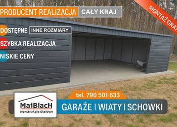 Otwarty GARAŻ BLASZANY |Carport| Zadaszenie  SCHOWEK | – Maj-Blach