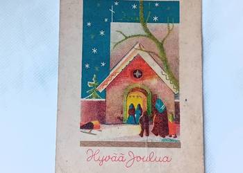 Pocztówka bożonarodzeniowa. Finlandia, 1943 r.