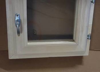 Okno drewniane 40x40 podwójne szkło