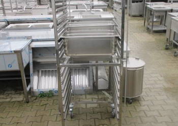 Wózek Transportowy Ze Stali Nierdzewnej, 14x GN 2/1