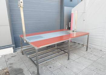 Stół do produkcji kebaba - wbudowane dwie wagi