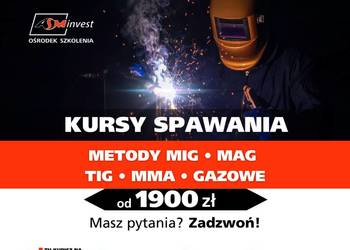 Kurs, kursy spawania, spawanie, lutowanie, przecinanie termiczne