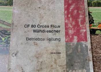 Instrukcja CASE IH CF 80 Cross Flow Mähdrescher