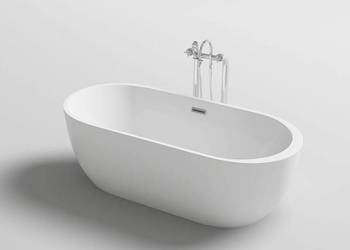 Wanna wolnostojąca biała Rondo HomeDeluxe