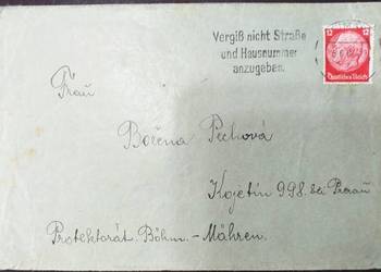 NIEMCY 1940 - BUCHENWALD -koperta z obozu koncentracyjnego.