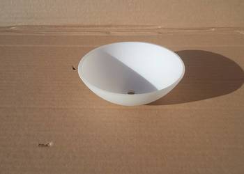 Klosz do lampy miseczka biały otwór 10mm