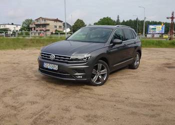 Tiguan wirtualne zegary masaże bezkluczykowy