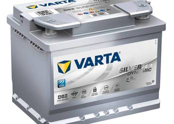 Akumulator Varta Silver Dynamic Agm D52 60Ah/680A DOWÓZ