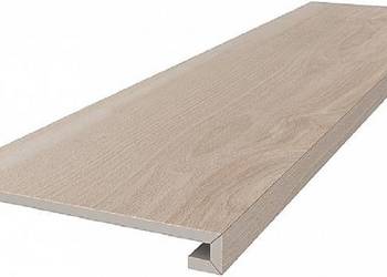 Płytki na schody z kapinosem grube drewno 100x30