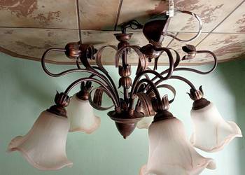 Żyrandol / lampa wisząca 100% sprawna w bardzo pięknym stanie