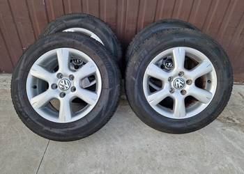 Felgi Koła VW Golf V VI 5x112 ET50 Całoroczne 15 cali 195/65/R15 Wysyłka