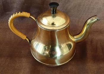 Mały dzbanuszek mosiądz Holandia