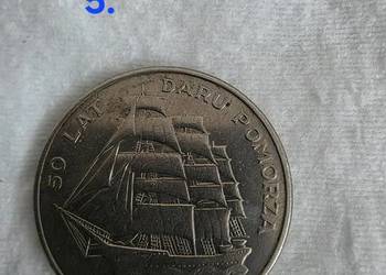 Moneta 50 lat daru pomorza