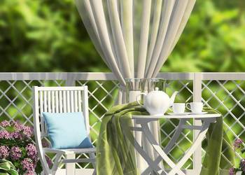 Żagle przeciwsłoneczne, ścianki do altan