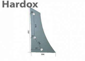 Pierś HARDOX 959415/P KG 141/161 części do pługa KRONE