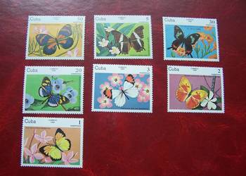 Kuba 1984 MNH Mi. 2821/27 Fauna Owady Motyle  a