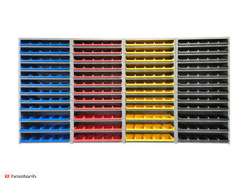 Organizer warsztatowy z pojemnikami 198 cm x 100 cm x 30 cm Nowy