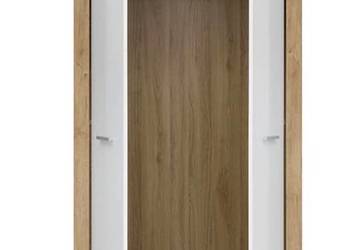 Szafa dab riviera 208cm black red white