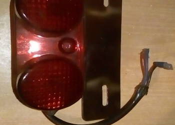 Lampa tylna motocyklowa czerwona