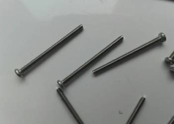Śruba M1.6, długość 22mm, grubość 1,6mm, stal nierdzewna 304